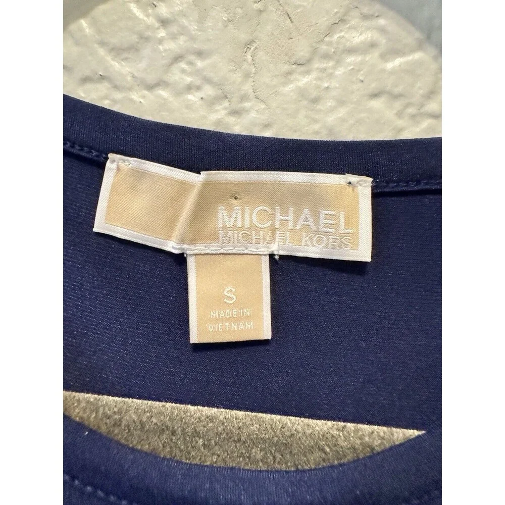 Women’s Michael Kors Navy Sleeveless Top Size Small